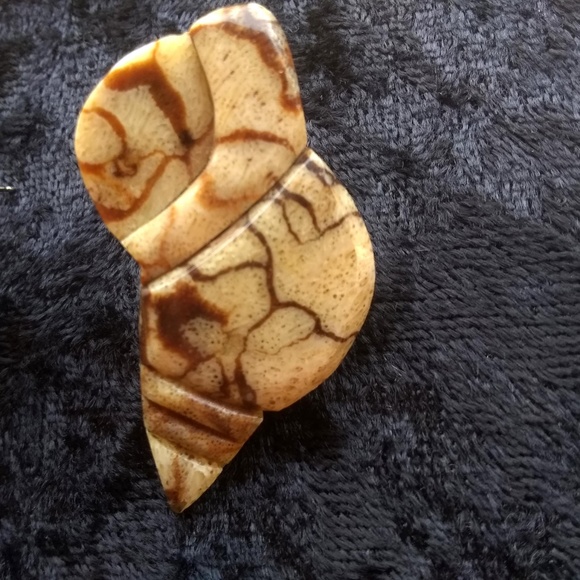 Vintage Karla Jordan - RARE Tiger Coral Earrings - Picture 4 of 5